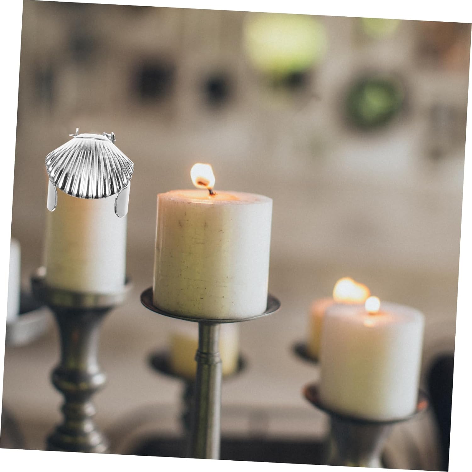 4pcs Automatic Candle Flame Snuffer Taper Candle Extinguisher