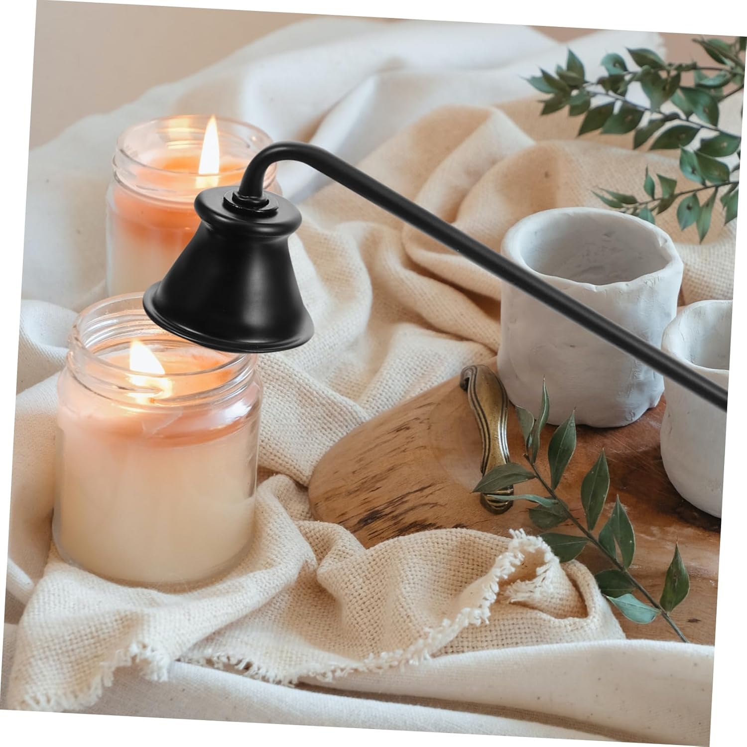 HOOTNEE Candle Snuffer Cover for Safe Extinguishing