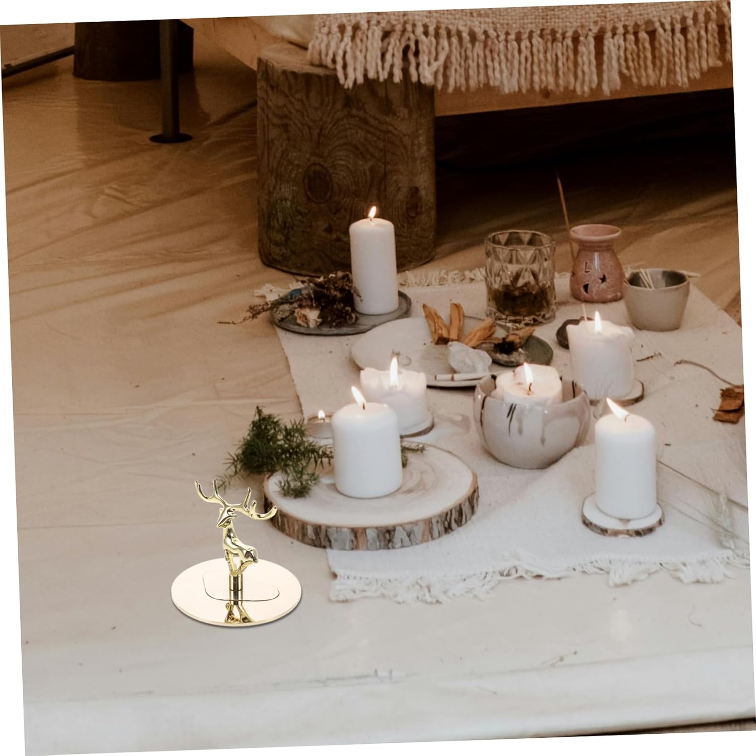 Stainless Steel Candle Snuffer Flame Extinguisher with Memory Ring Design