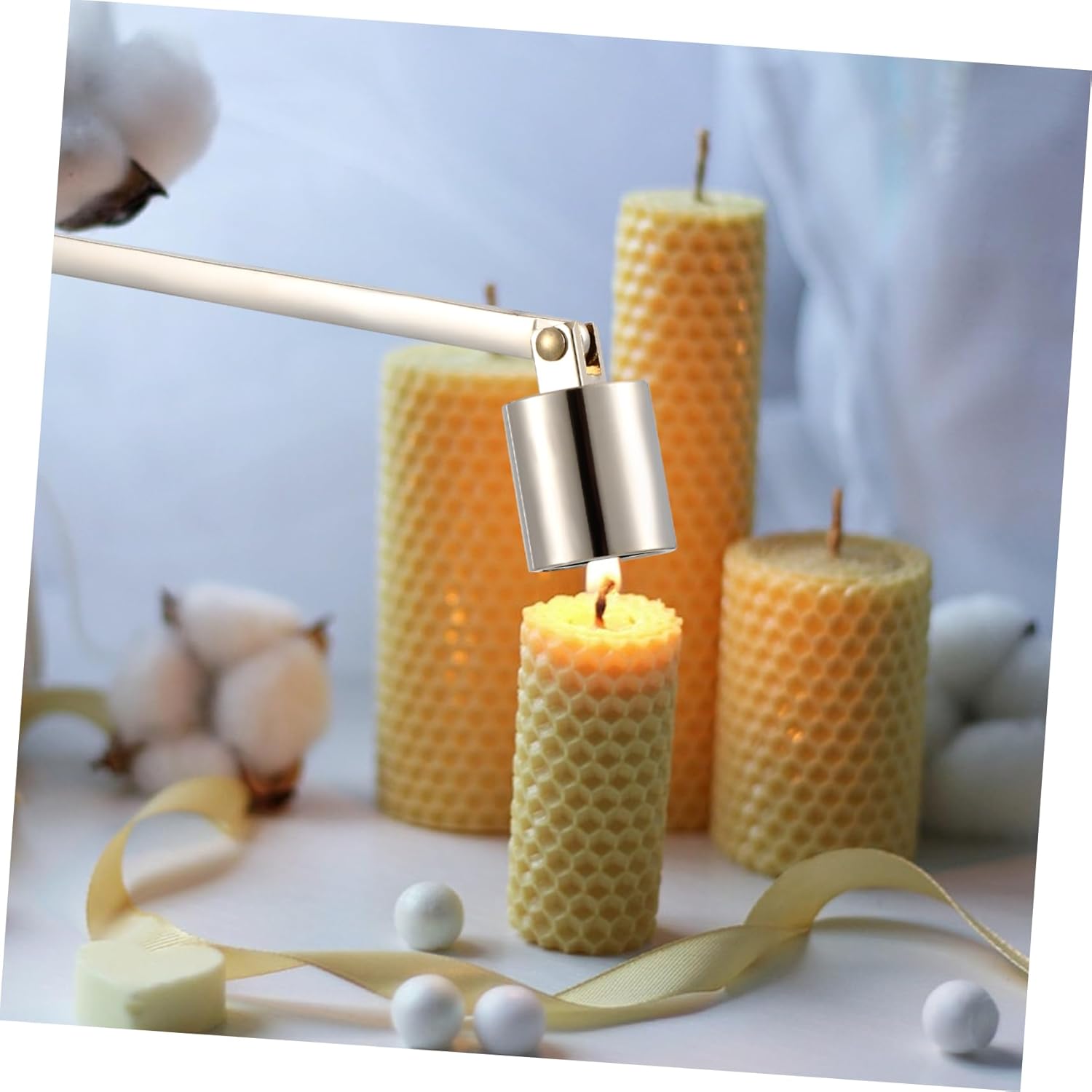 2pcs Candle Snuffers with Long Handles for Safe Extinguishing