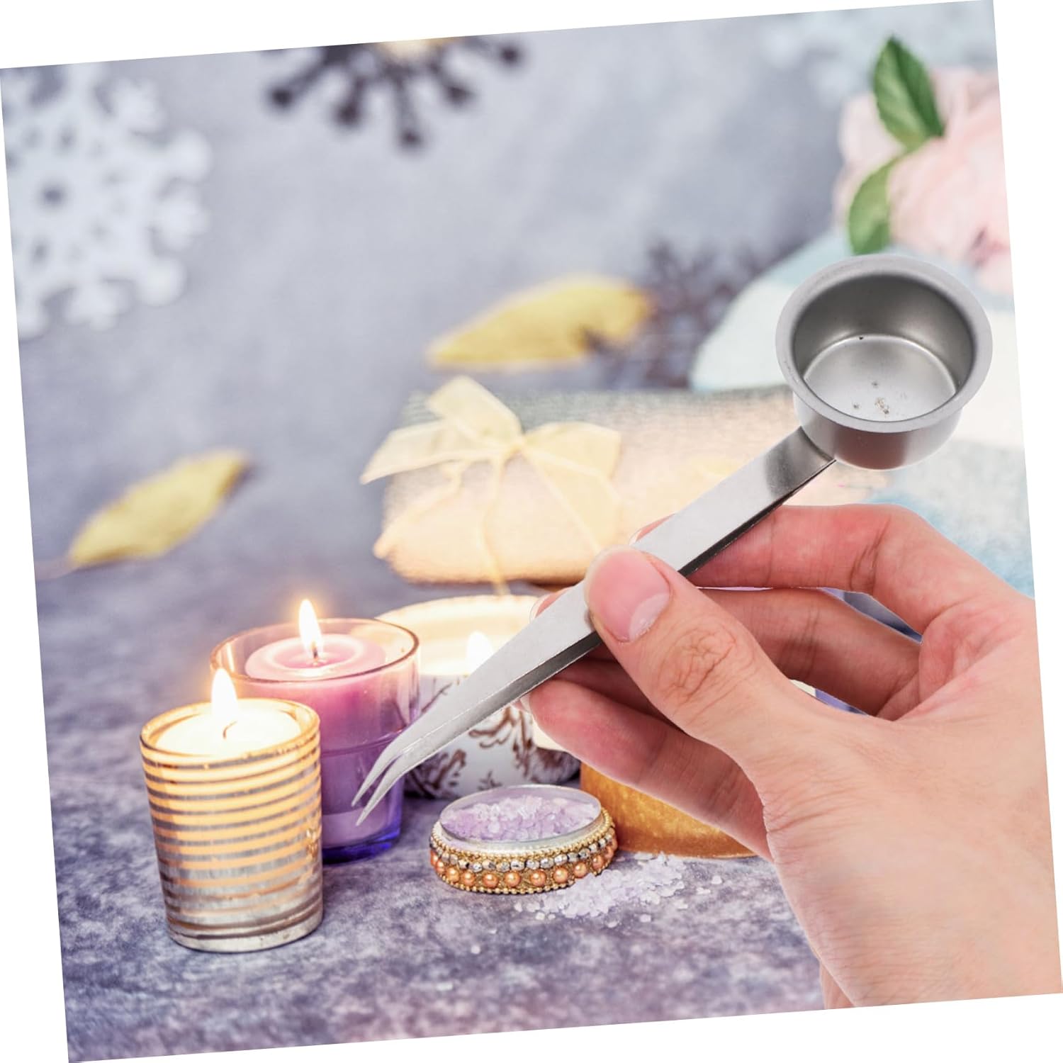 GOOHOCHY Tinplate Candle Snuffer Tool for Safe Flame Extinguishing