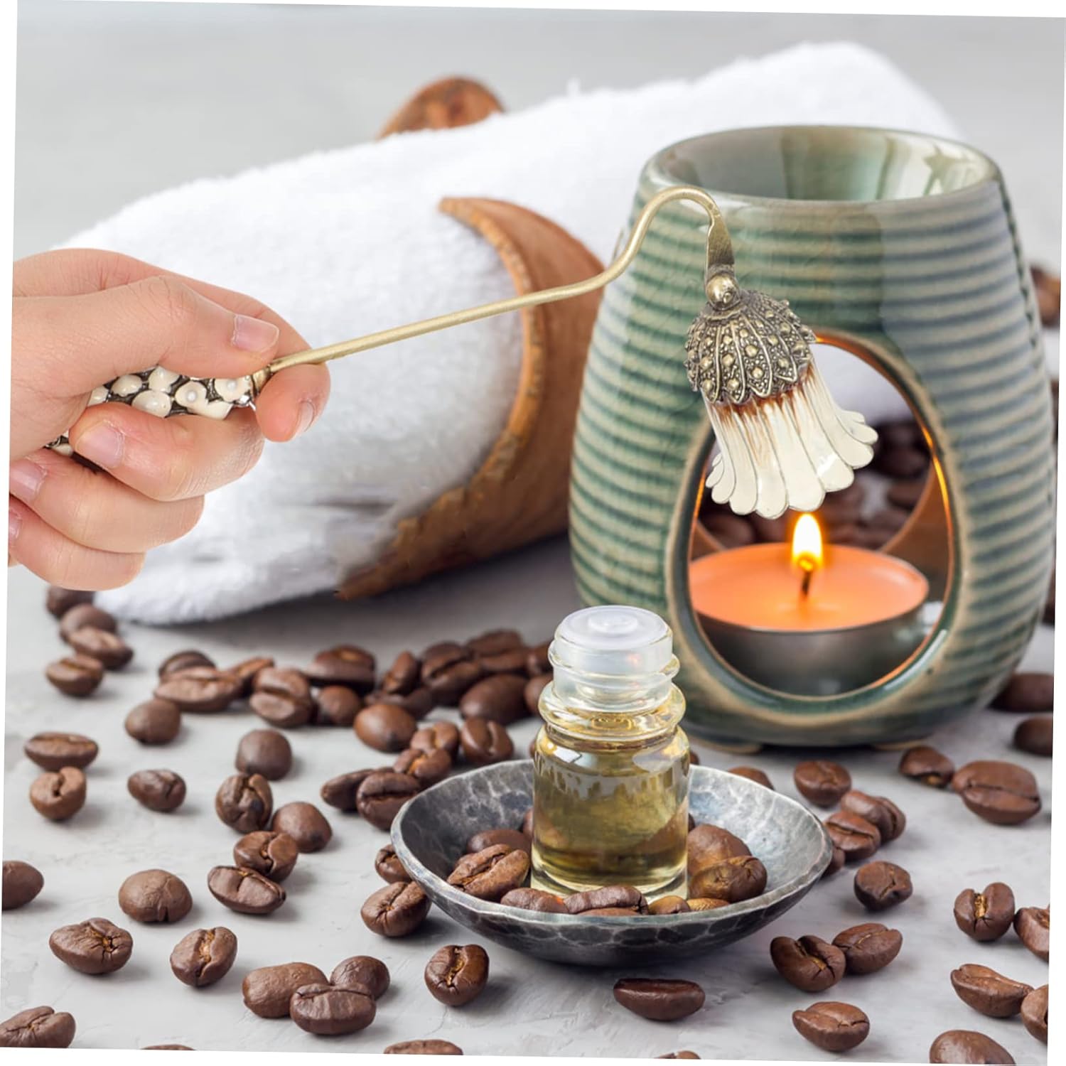 115G Metal Candle Snuffer for Tea Lights and Aromatherapy Candles