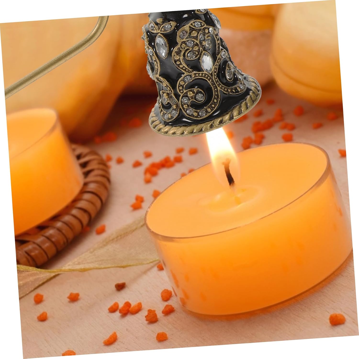 Portable Candle Snuffer Tool with Wide Head