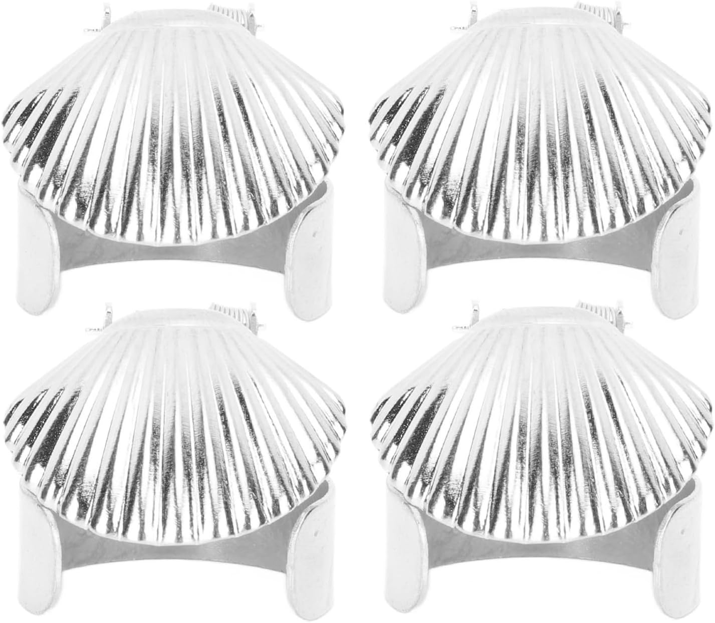 Yinhing 4Pcs Silver Candle Snuffer Set