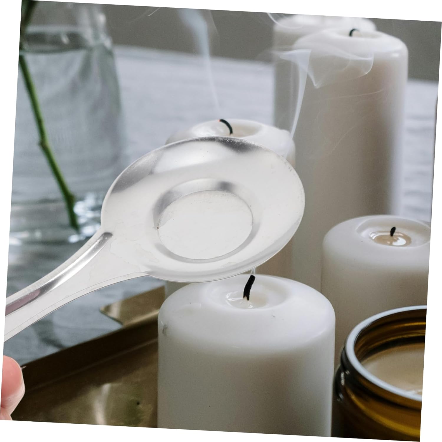 5pcs Stainless Steel Candle Snuffer Extinguisher Set