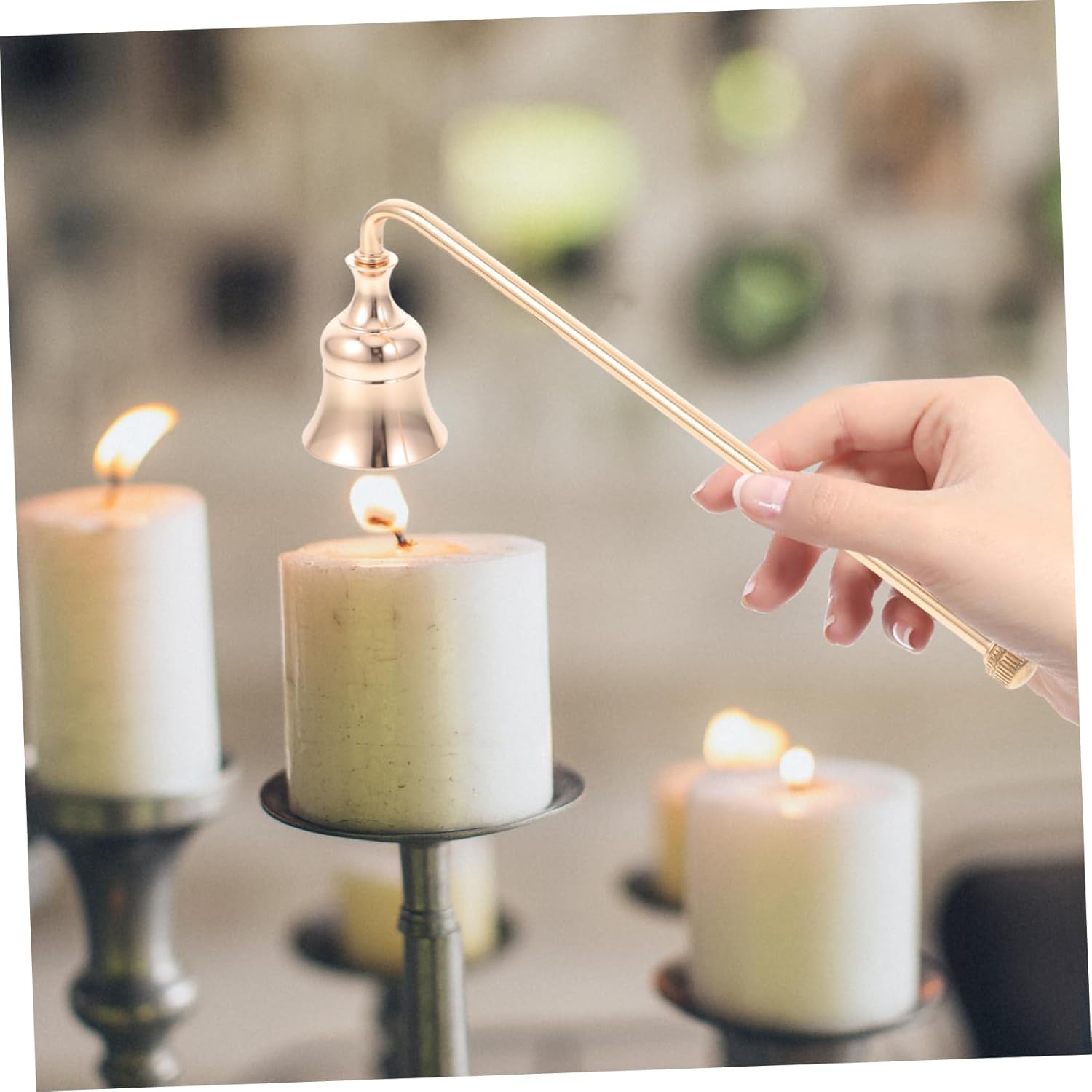 STOBAZA Antique Style Candle Snuffer 2pcs Set