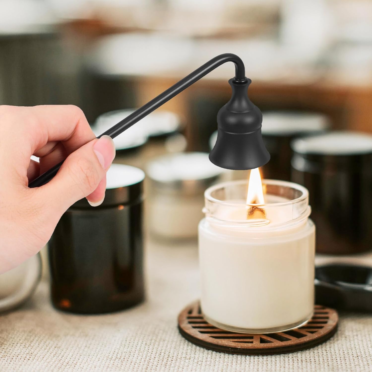 Cabilock Candle Extinguisher Tool for Scented Tea Light Candles