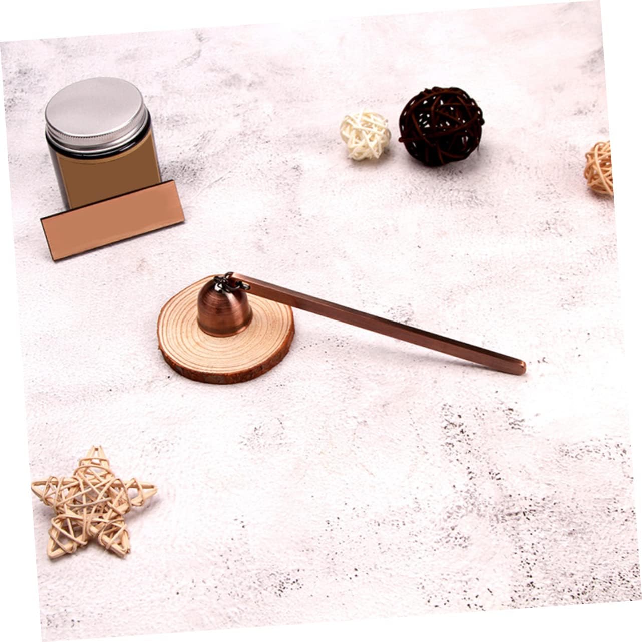 StoBaza Elegant Stainless Steel Candle Snuffer Tool