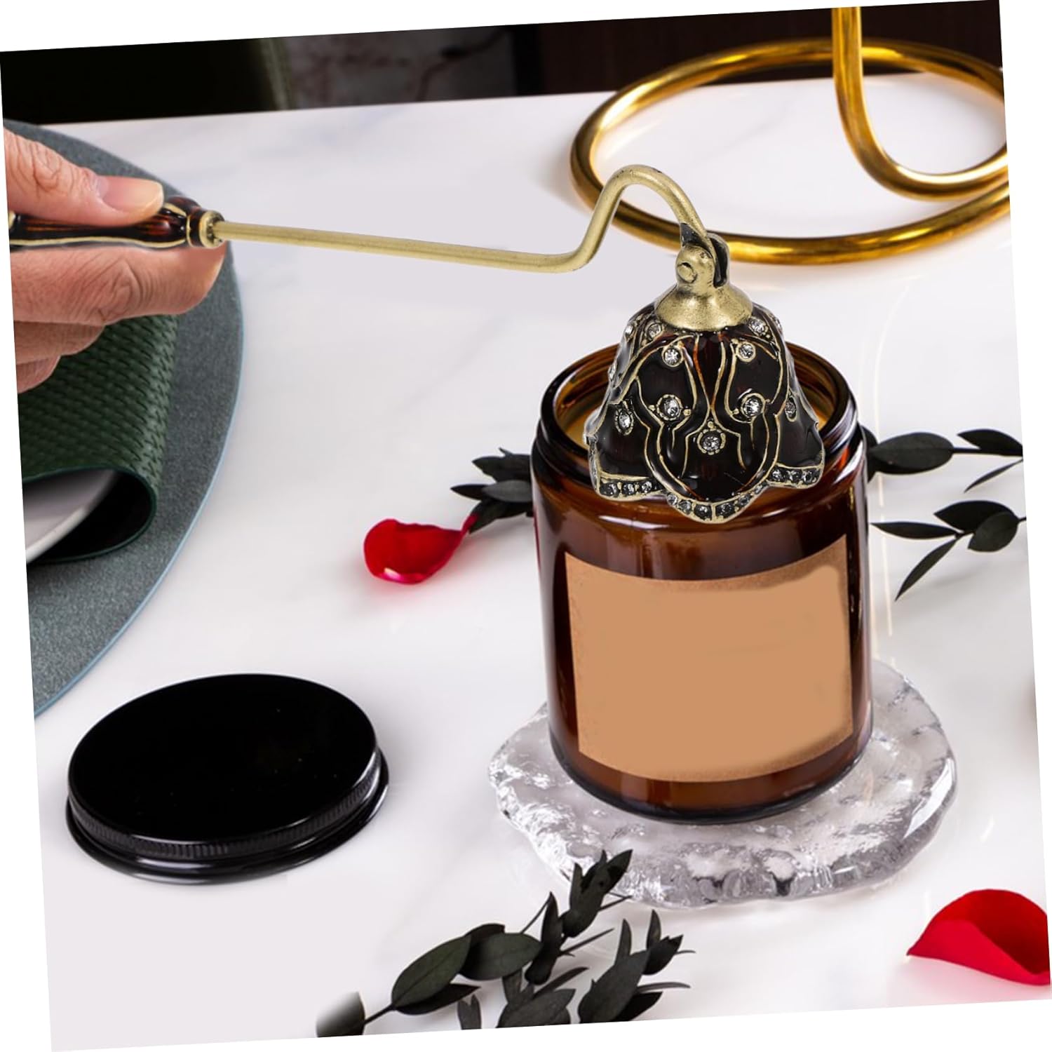 Candle Extinguisher Cover Metal Wick Snuffer