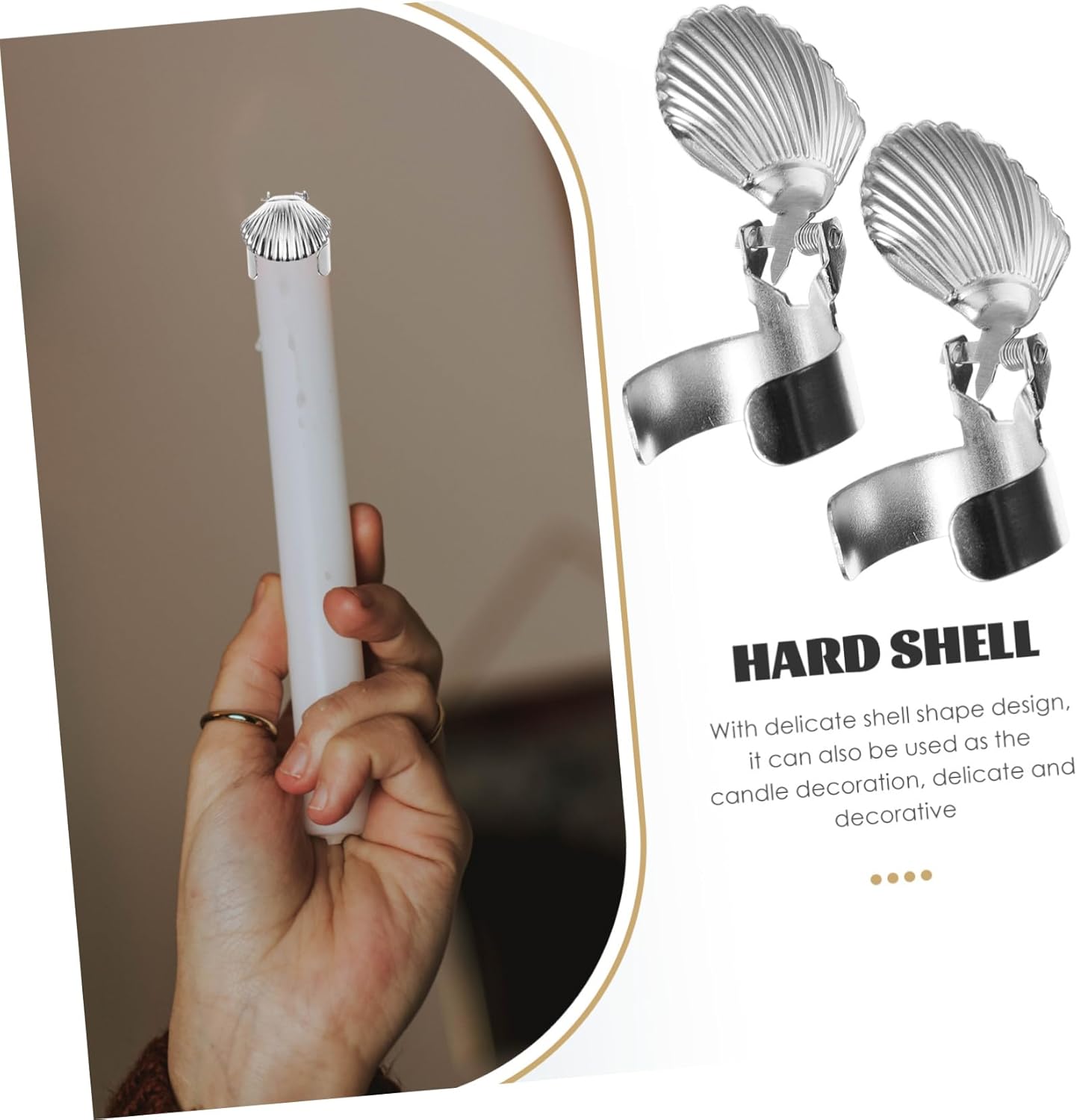 STOBAZA 4pcs Automatic Candle Extinguisher Decorative Snuffer