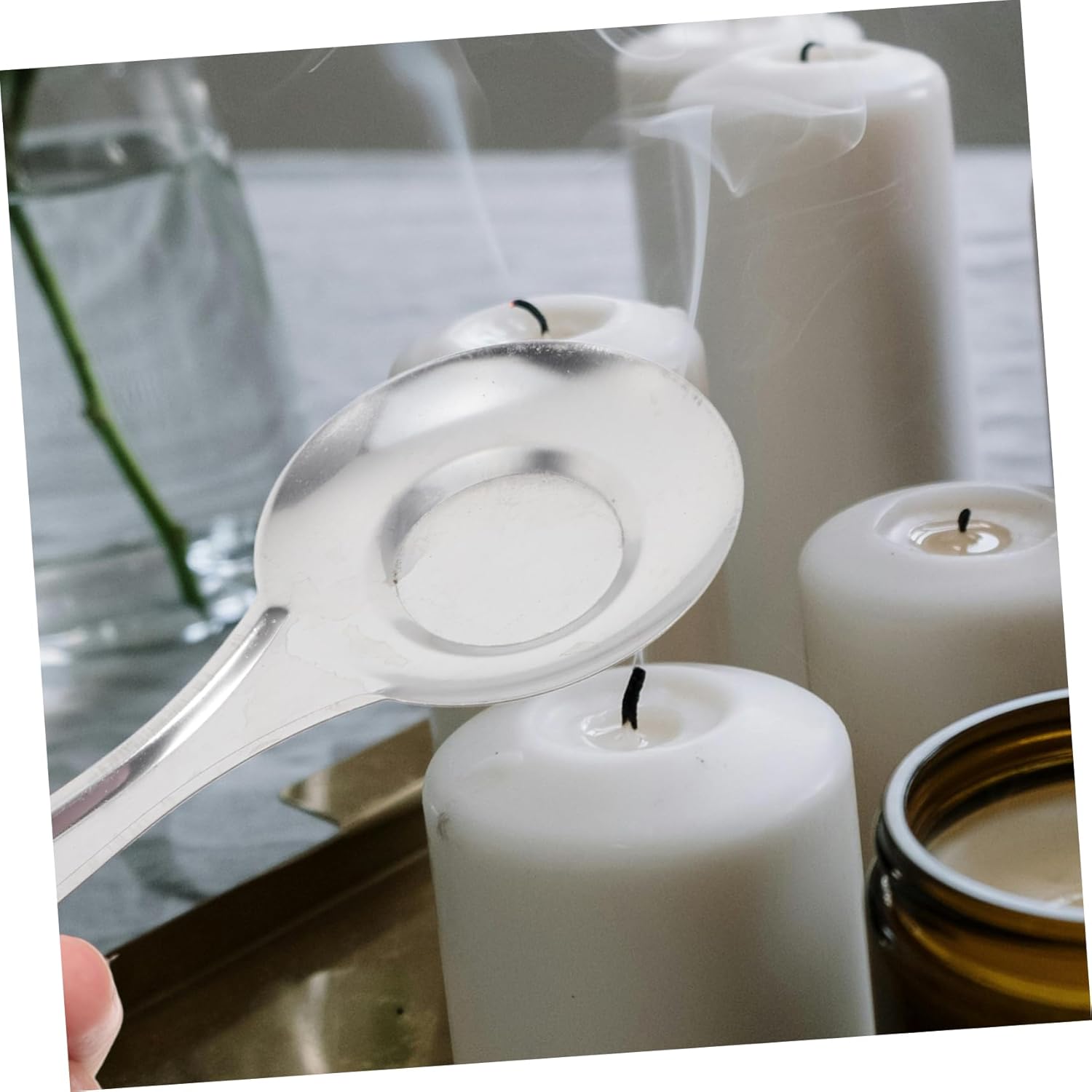 5pcs Stainless Steel Candle Snuffer Tool for Quick Extinguishing