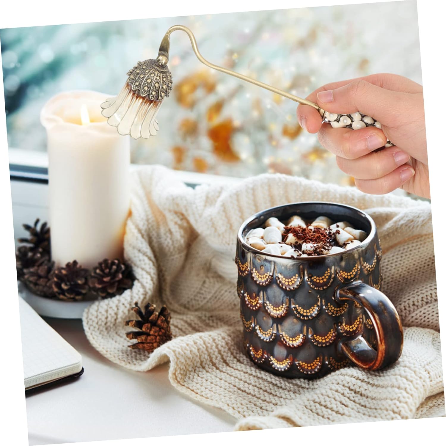 115G Metal Candle Snuffer for Tea Lights and Aromatherapy Candles