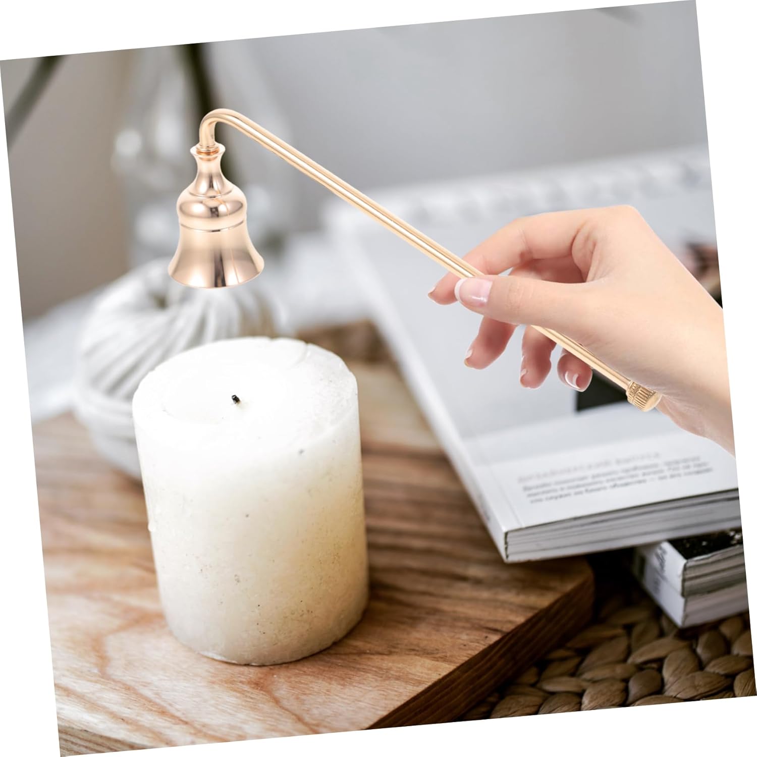 ERINGOGO Candle Snuffer Tool Metal Set Unique Design Safe To Use