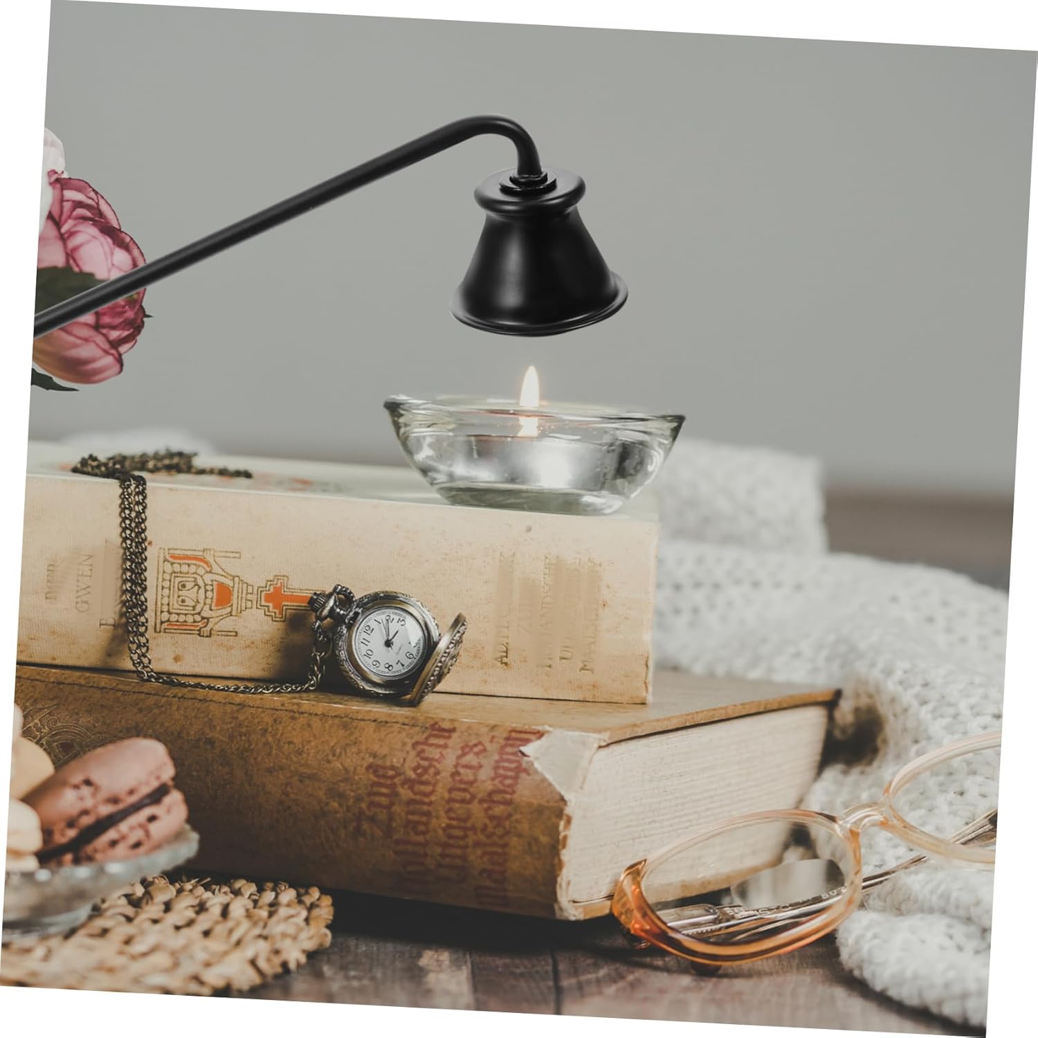 GOOHOCHY Metal Candle Snuffer Cap Extinguisher