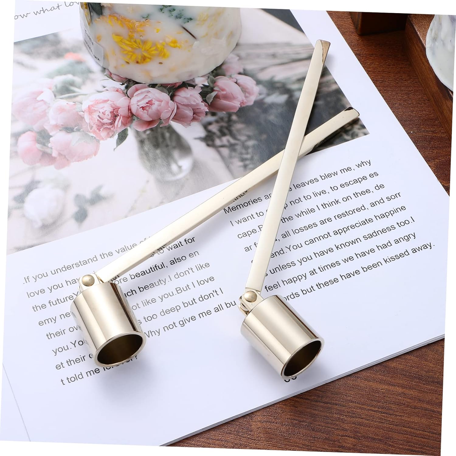 2pcs Stainless Steel Candle Snuffers for Scents and Decor