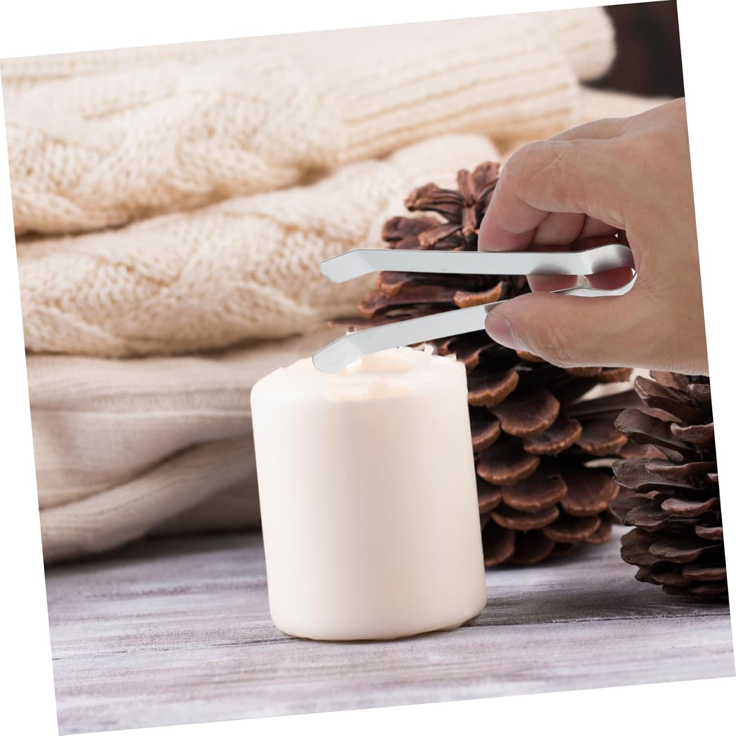 5Pcs Candle Extinguisher Wick Clip with Ergonomic Handle