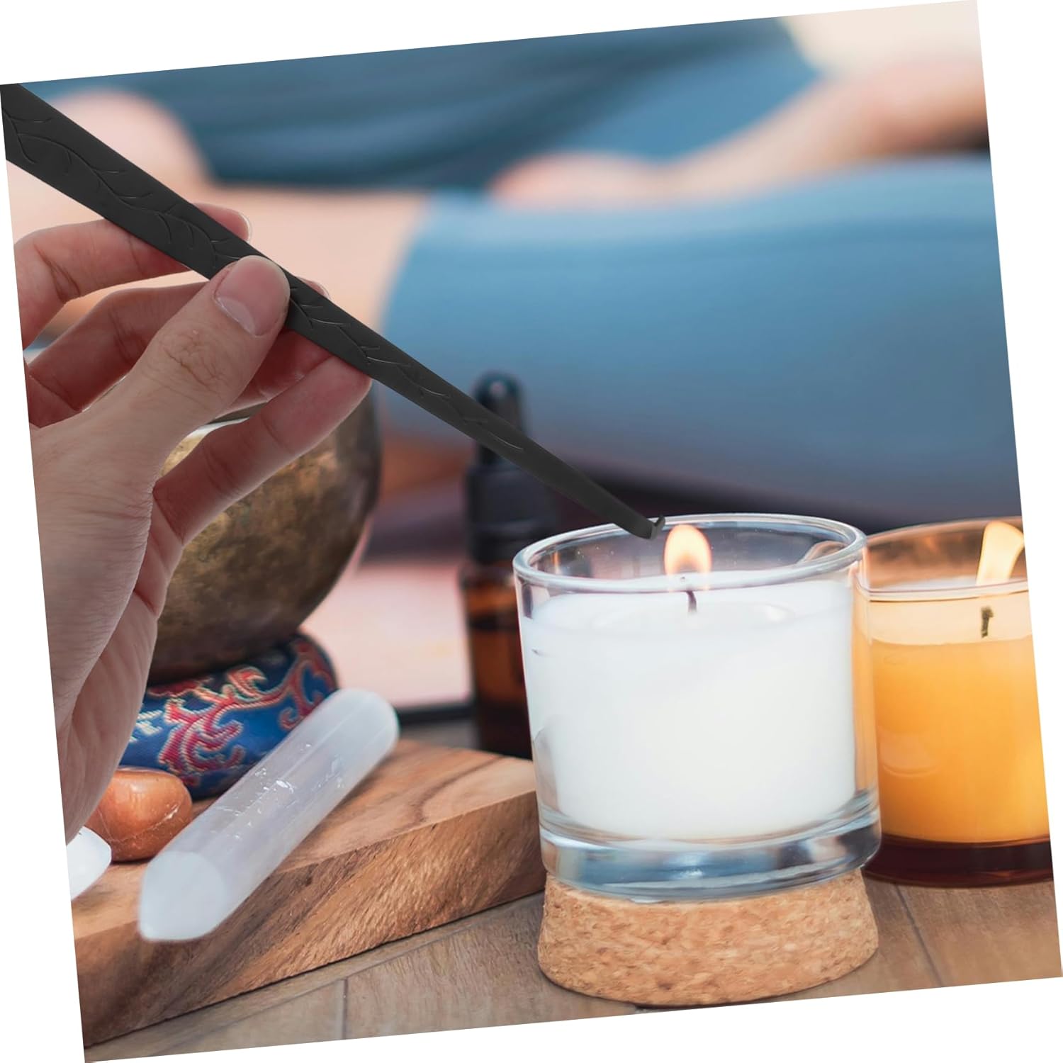 2pcs Stainless Steel Candle Wick Hooks for Safe Extinguishing