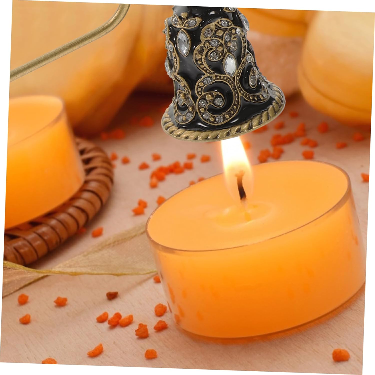 Happyyami Portable Candle Snuffer with Long Handle
