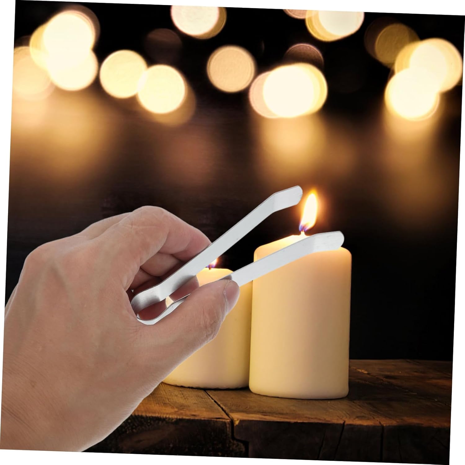 5PCS Stainless Steel Candle Wick Clips for Safe Dousing and Trim