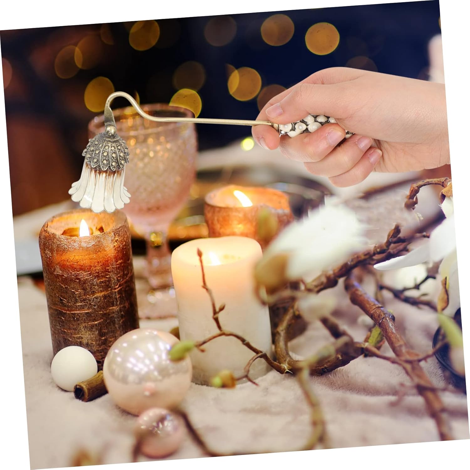 115G Metal Candle Snuffer for Tea Lights and Aromatherapy Candles