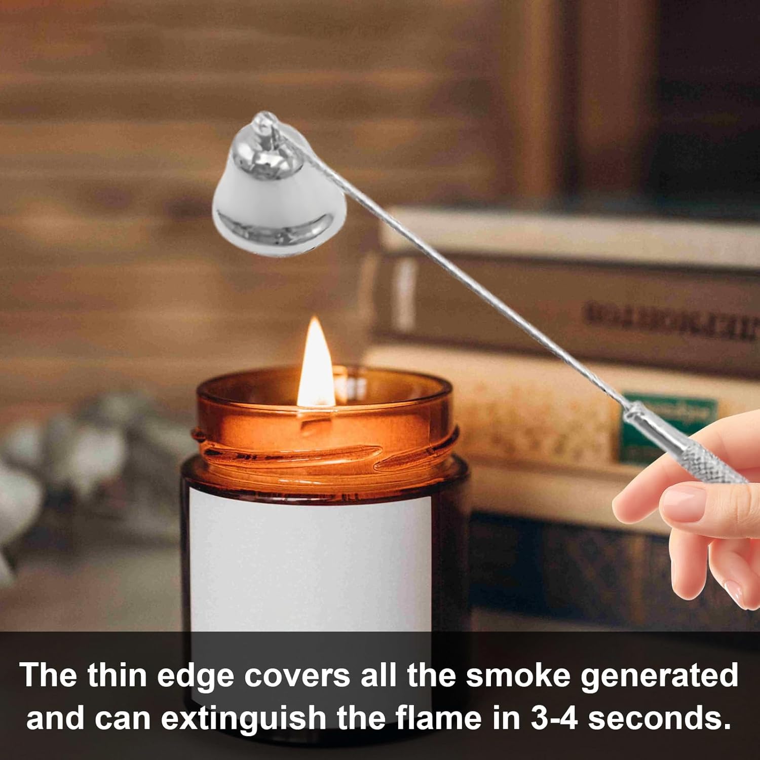 Set of 3 Candle Accessories - Snuffer Trimmer and Dipper