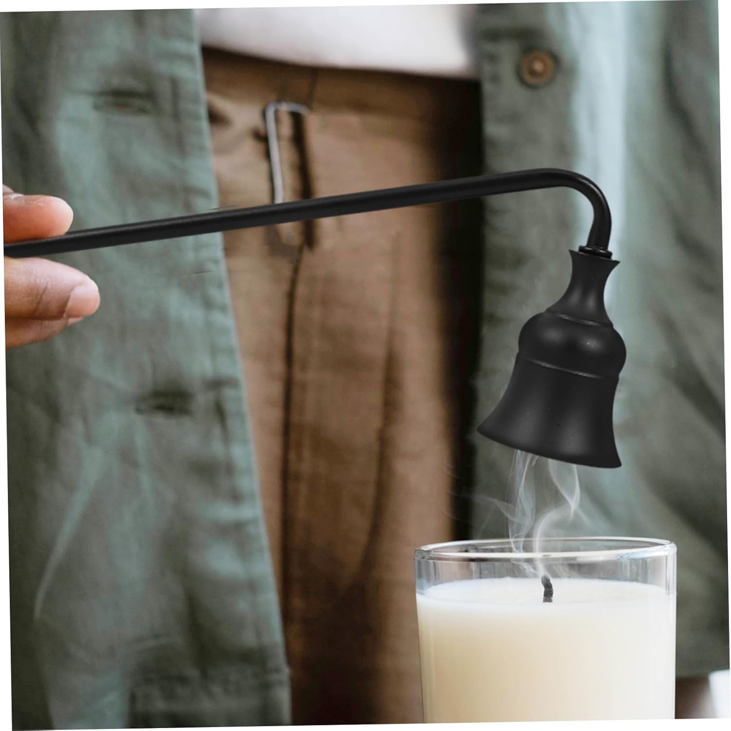 Candle Snuffer Long Handle Flame Extinguisher for Safe Use