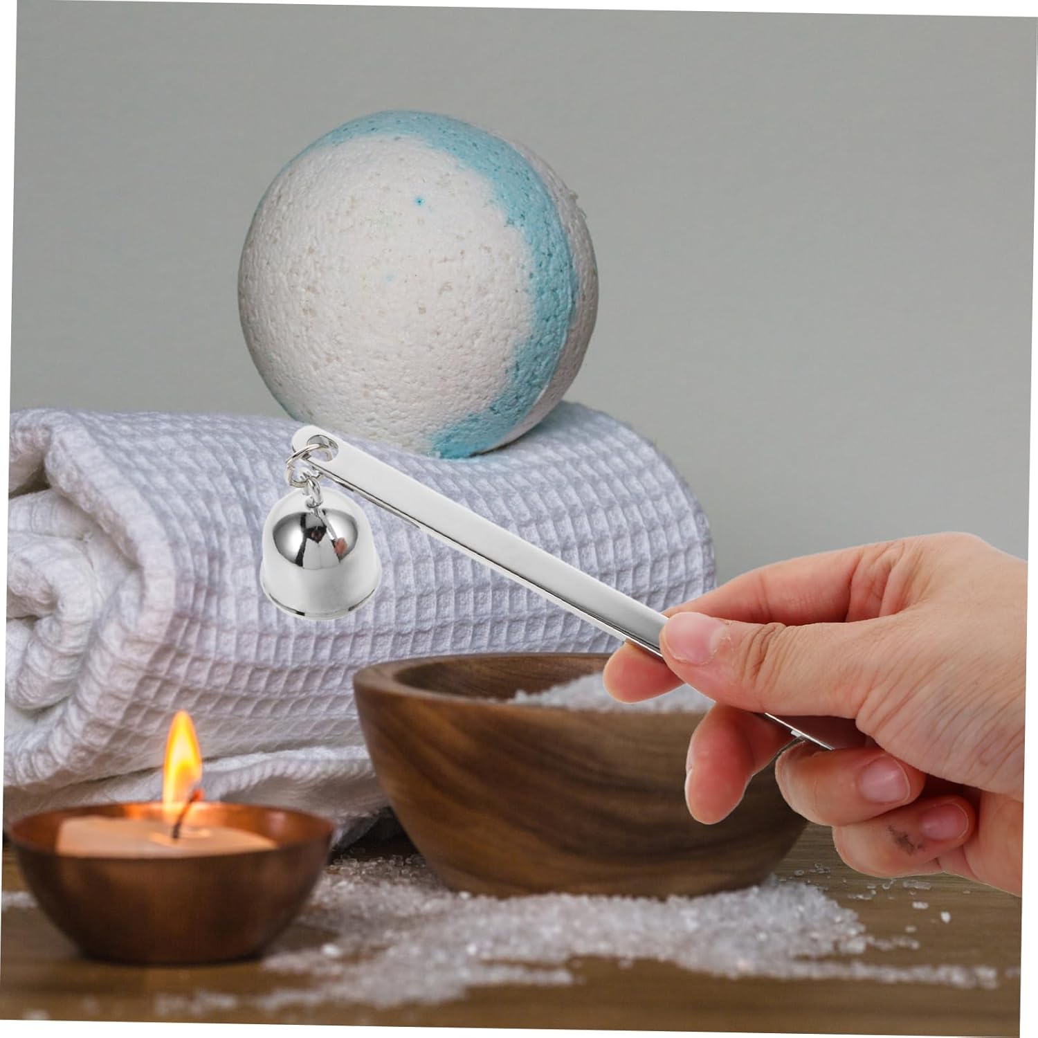 Vintage Inspired Stainless Steel Candle Snuffer Handle