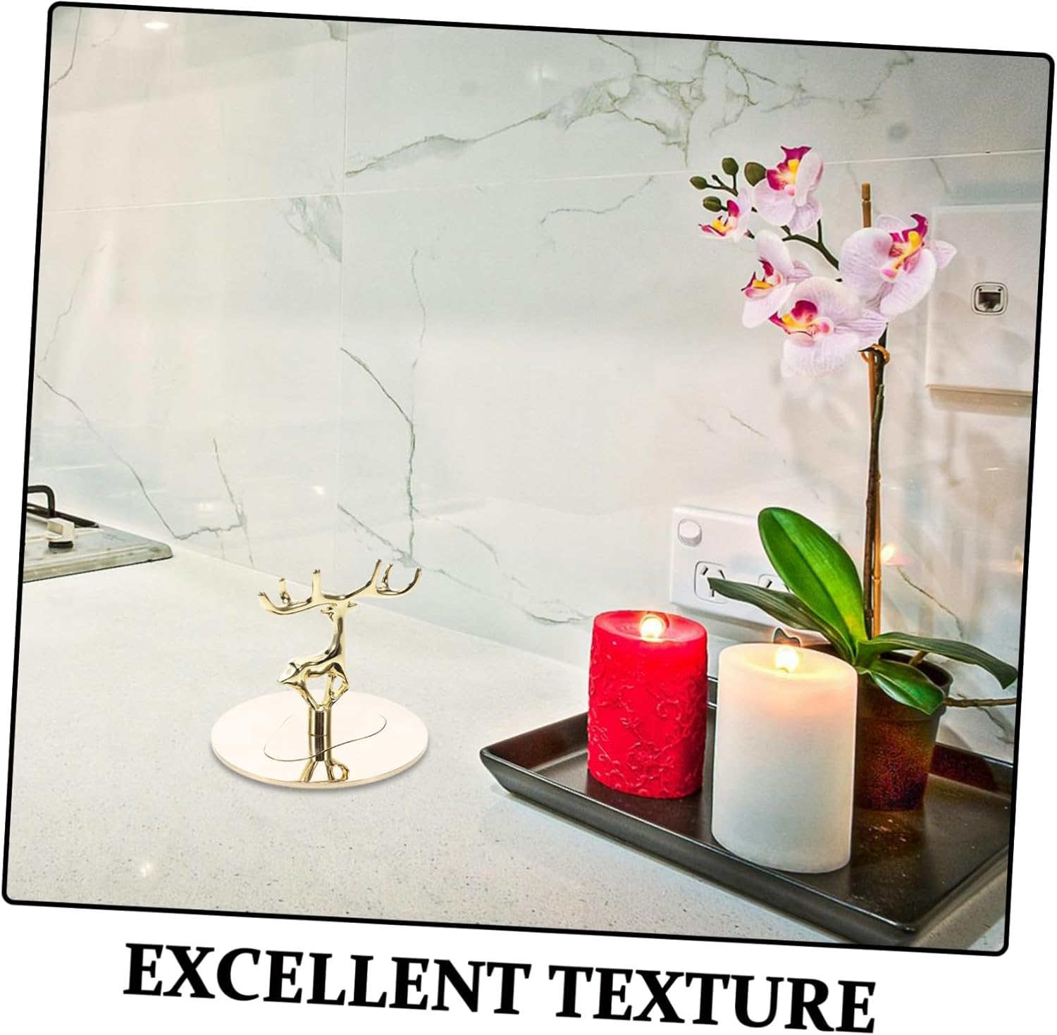 Stainless Steel Candle Snuffer Flame Extinguisher with Memory Ring Design