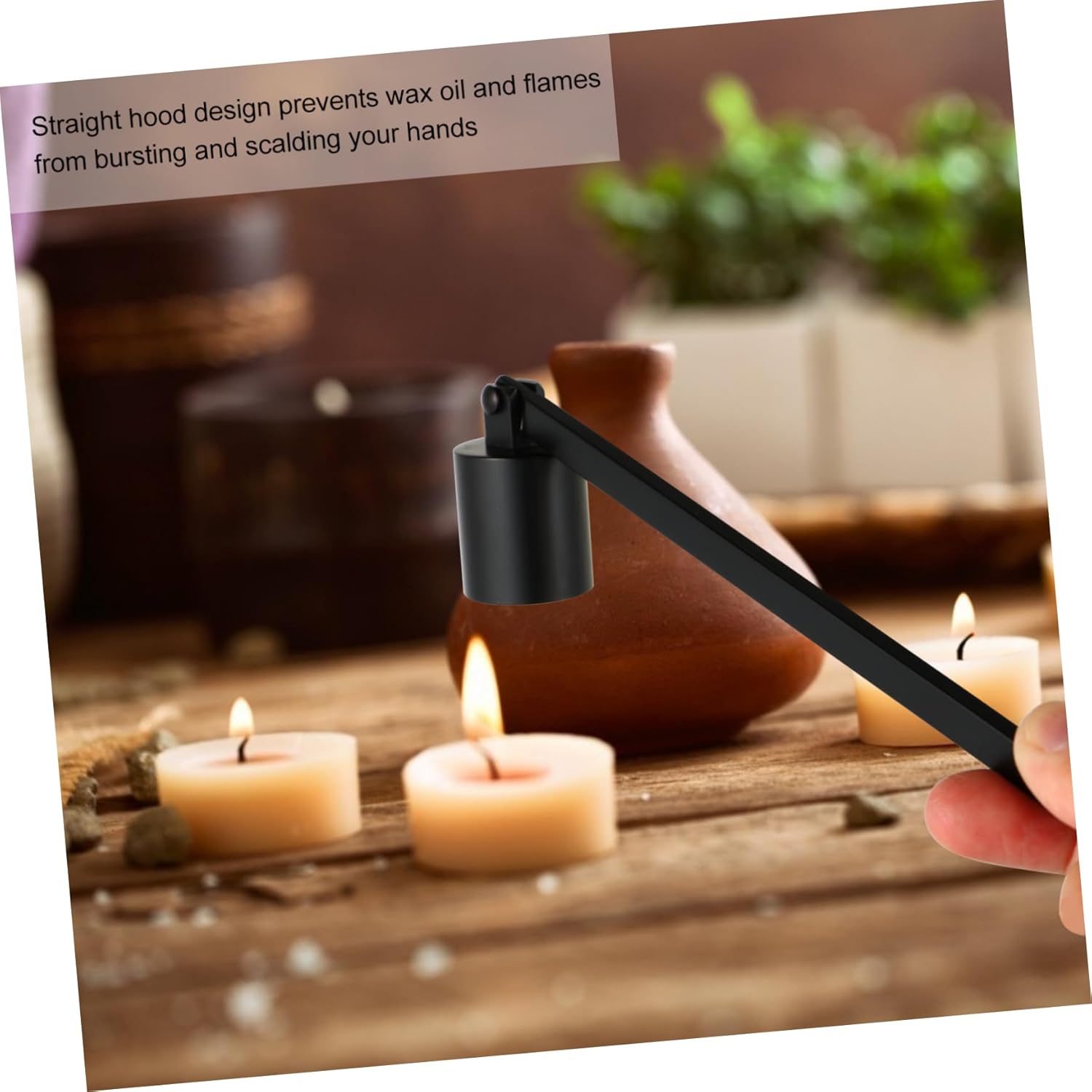 4pcs Candle Snuffer Stainless Steel Flame Extinguisher