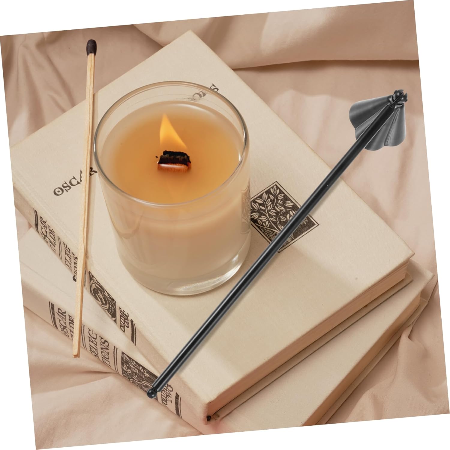 Unique Candle Snuffer Extinguisher Tool Stainless Steel Elegant Design Party Accessory