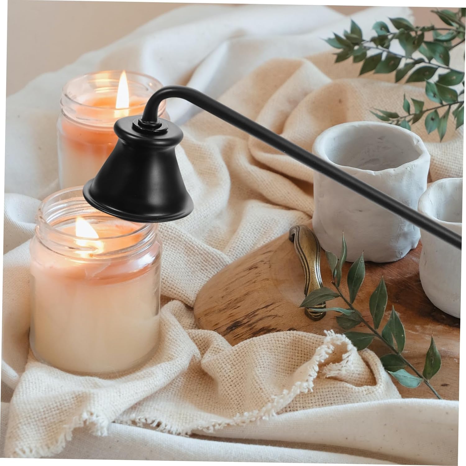 LIFKICH Candle Snuffer Portable Metal Cover for Candles