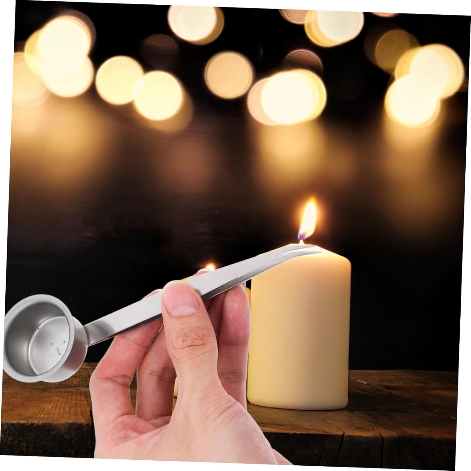 GOOHOCHY Tinplate Candle Snuffer Tool for Safe Flame Extinguishing