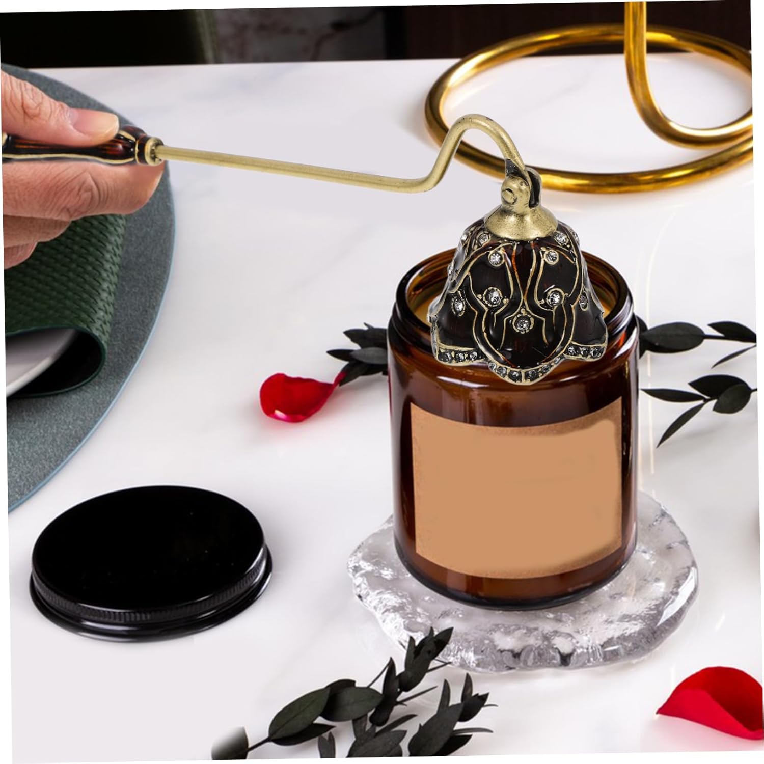 Happyyami Candle Snuffer Extinguisher for Aromatherapy and Tea Light Candles