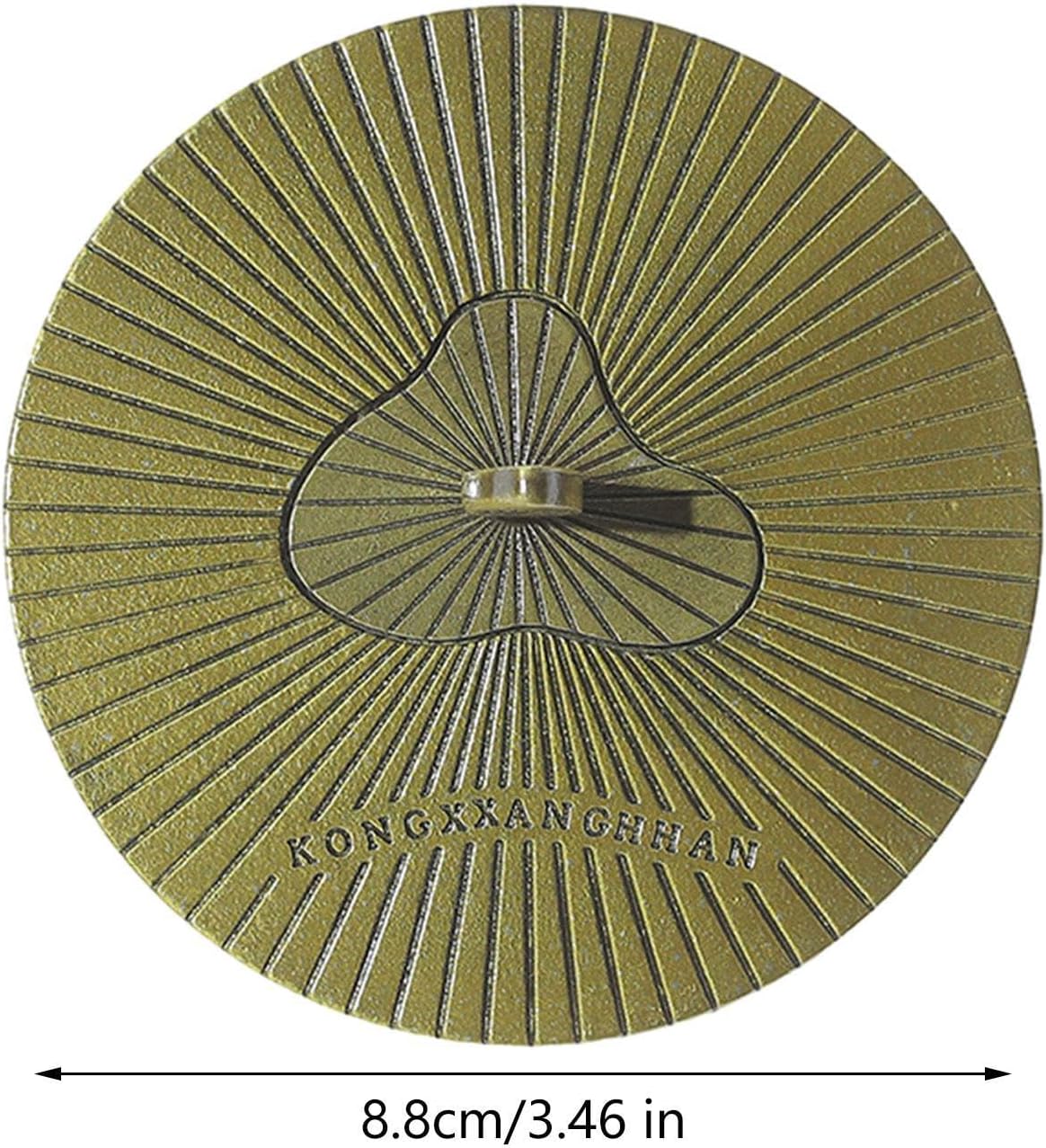 JISADER Bronze 346 Inch Metal Alloy Candle Jar Lid