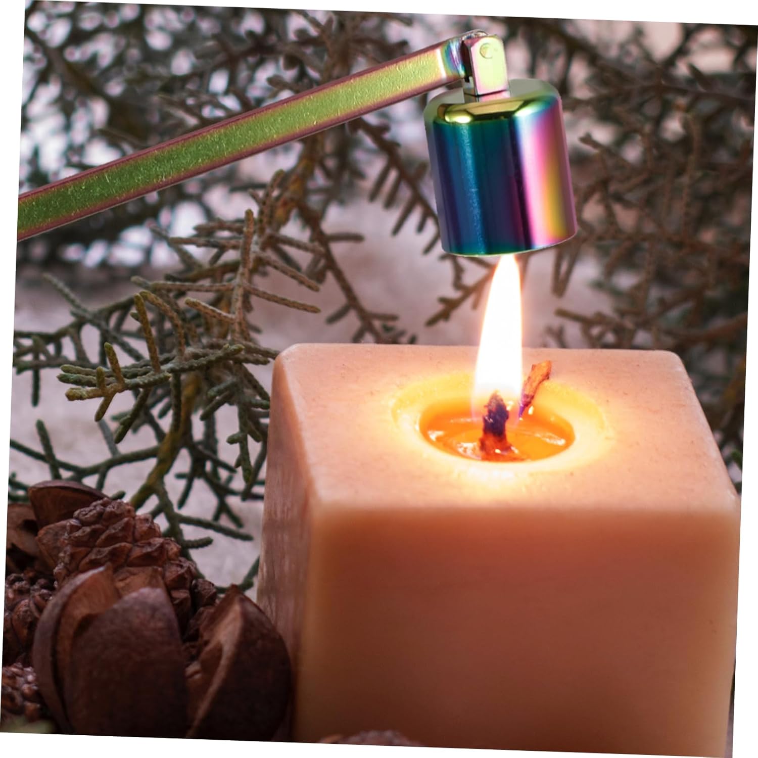 ERINGOGO Tealight Candle Snuffer Tool for Safe Wick Extinguishing