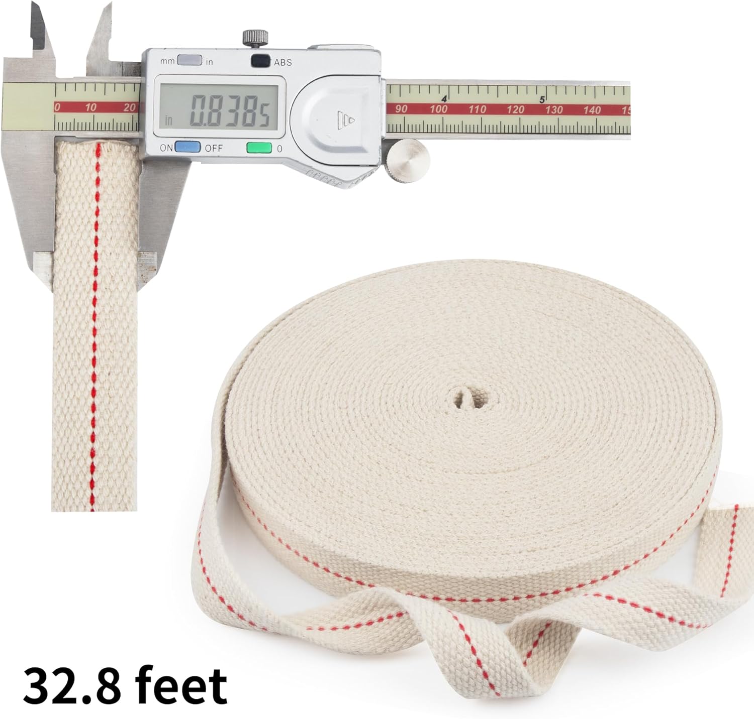 SWATOM 33 Feet Oil Lamp Wicks 78 Inch Cotton Roll