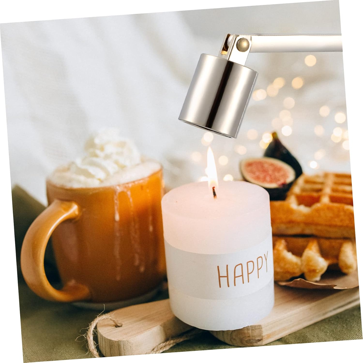 2pcs Stainless Steel Candle Snuffers for Scents and Decor