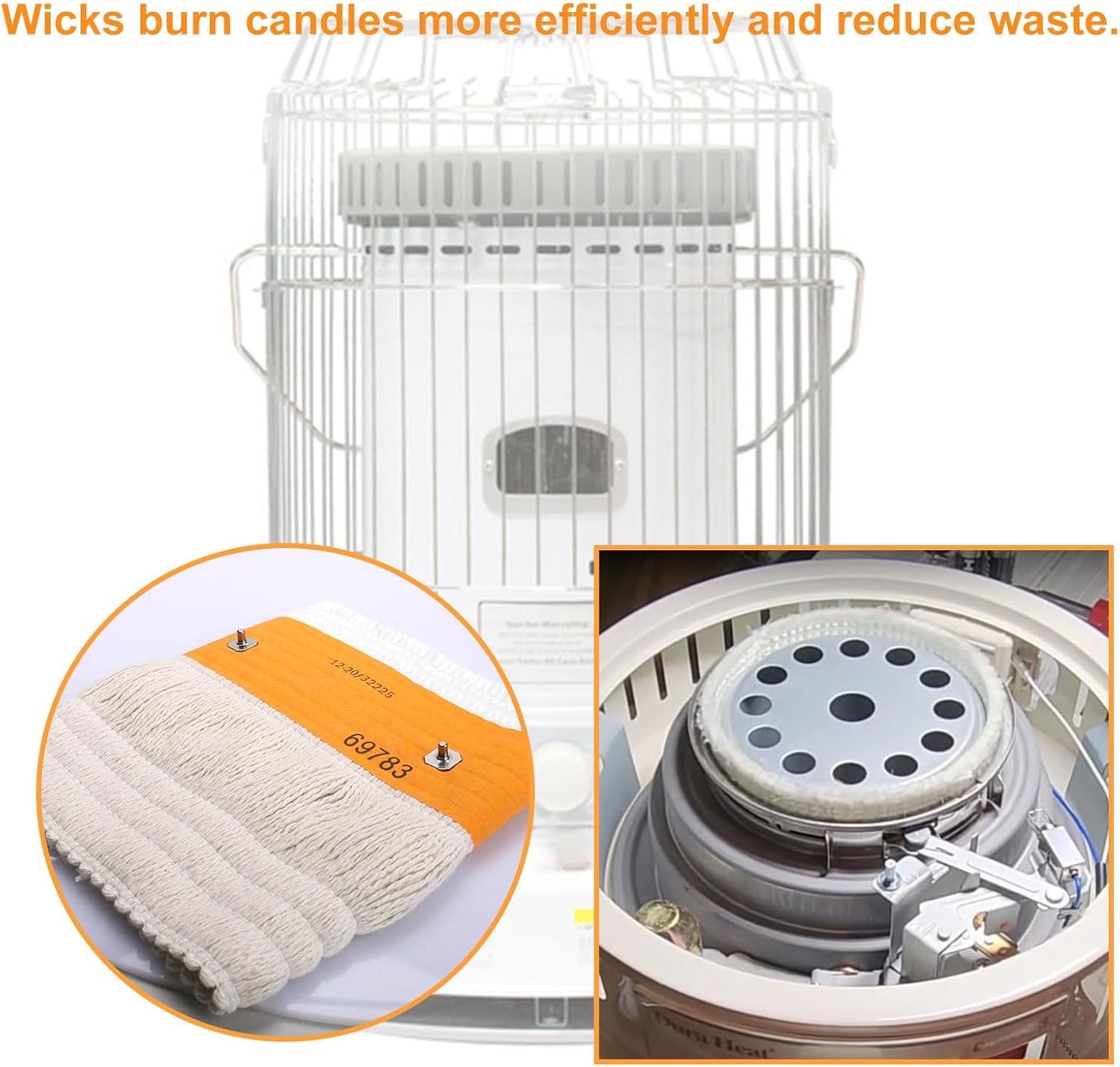 32225 KW-24C Heater Replacement Wicks