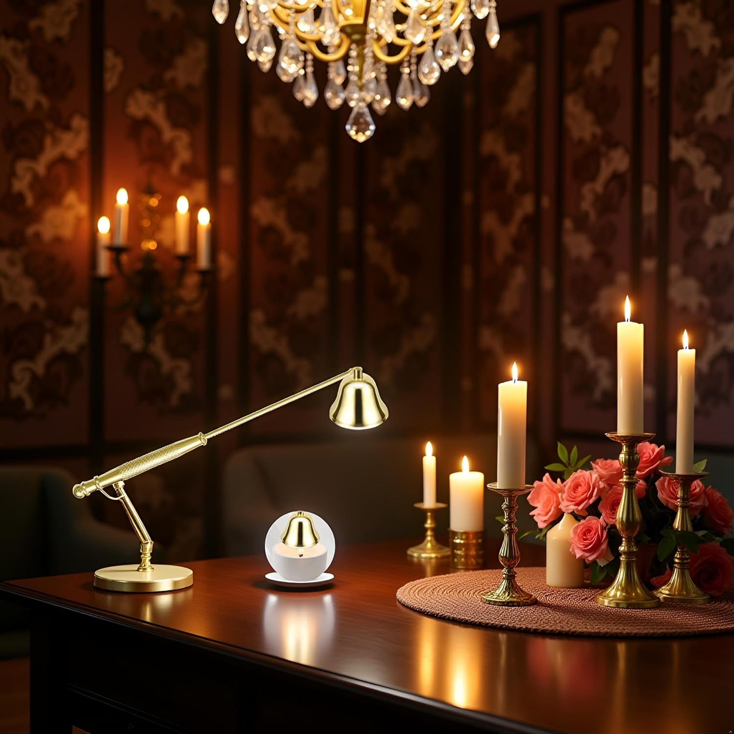 Jowxsx Golden Candle Trimmer with Long Handle