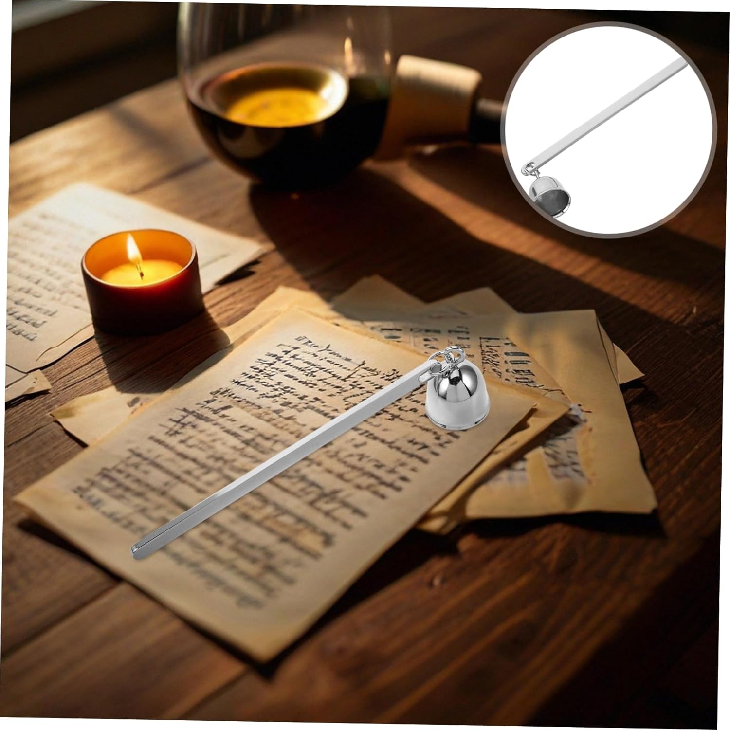 Levemolo 1pcs Stainless Steel Candle Snuffer