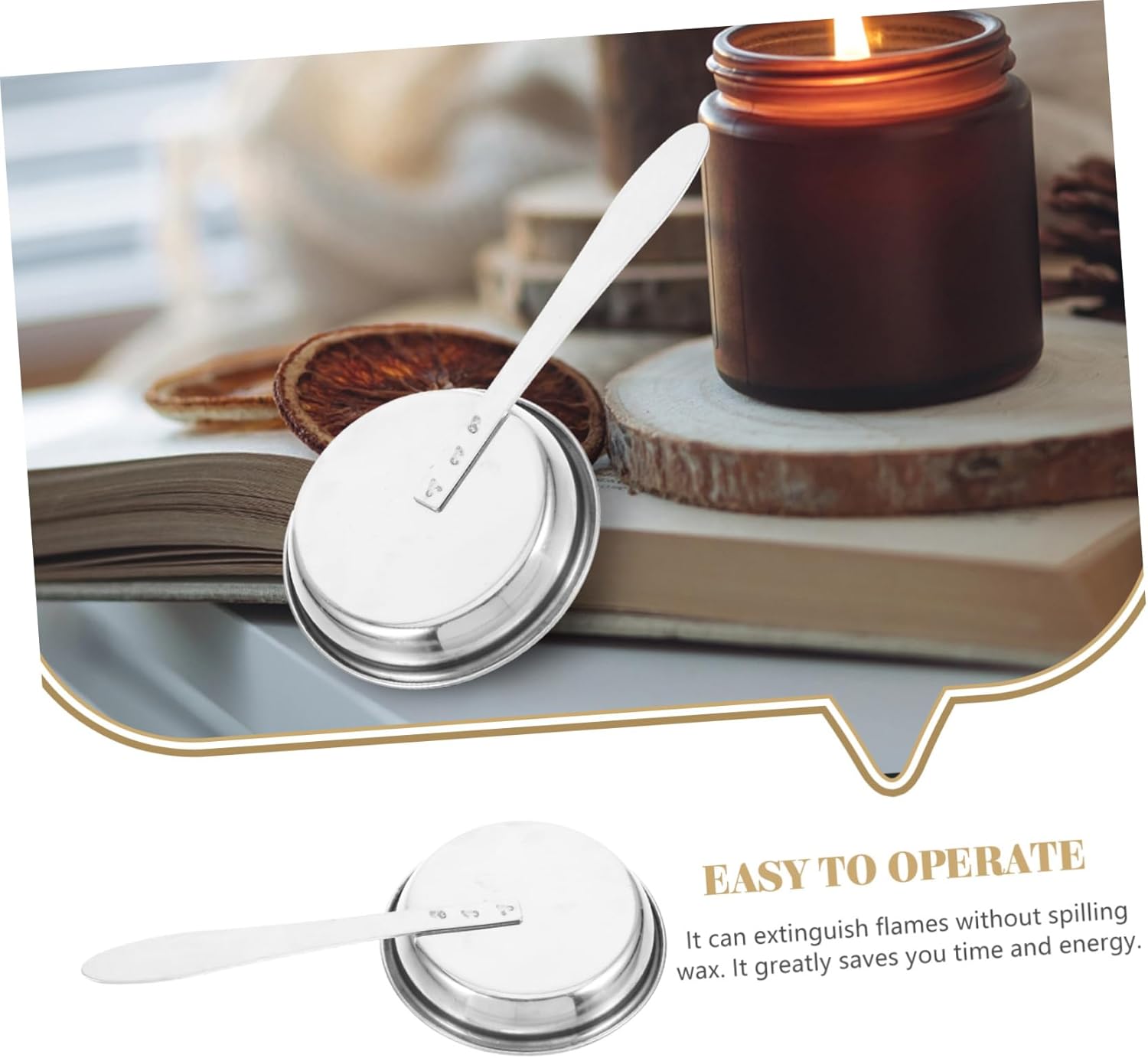 Cabilock Candle Snuffer Portable Extinguisher