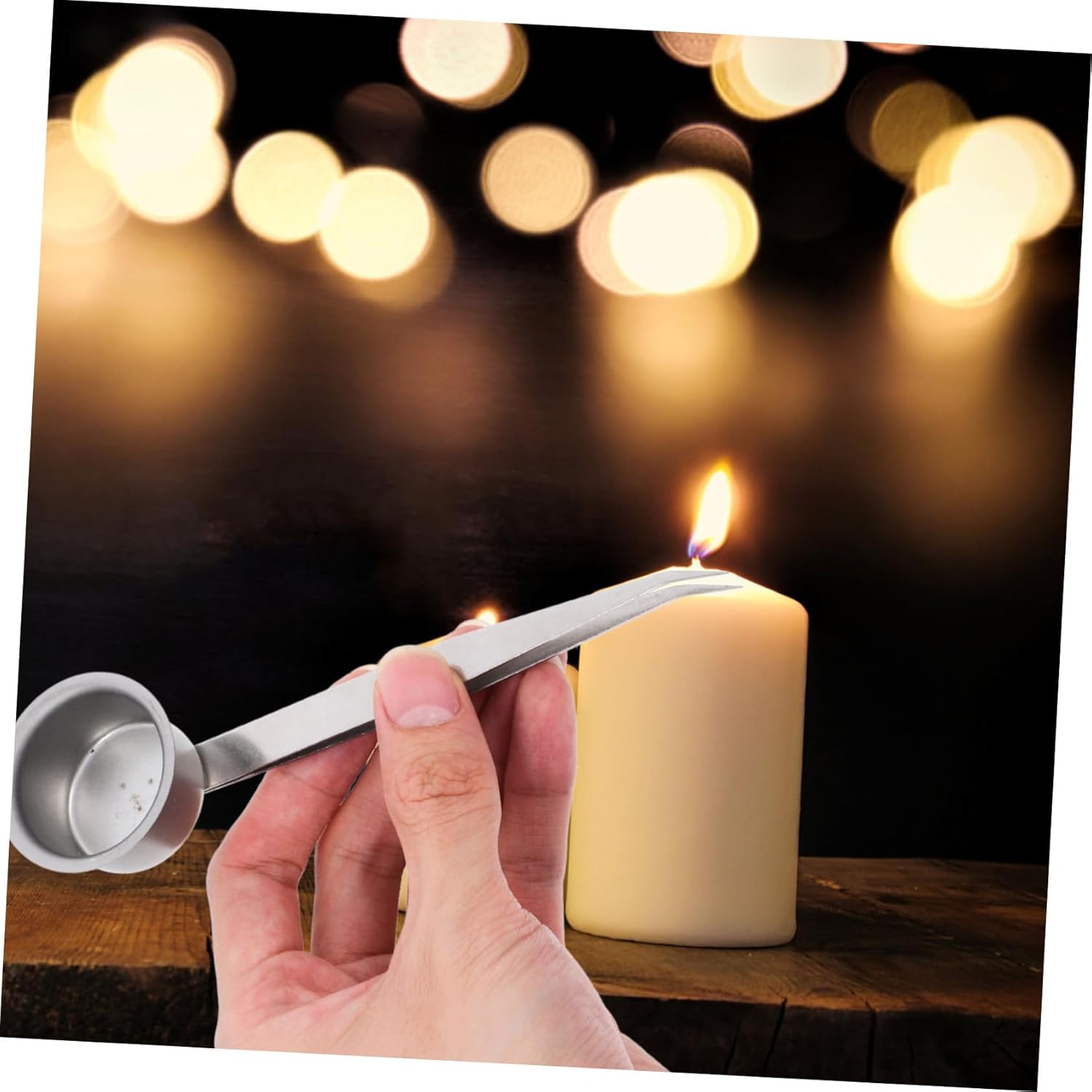 Zerodeko Reusable Candle Snuffer with Flame Adjustment Handle