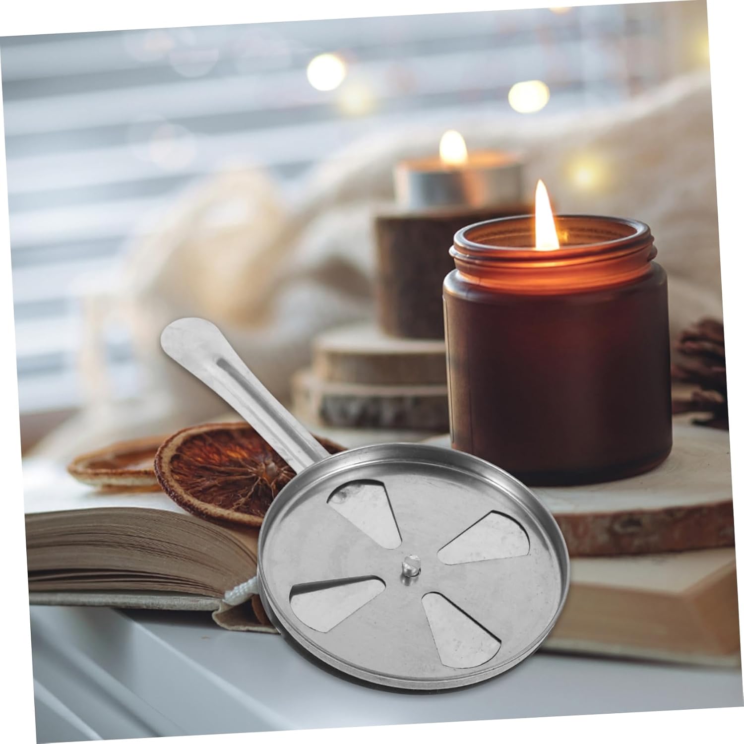 Silver Candle Snuffer Tool for Aromatherapy Candles