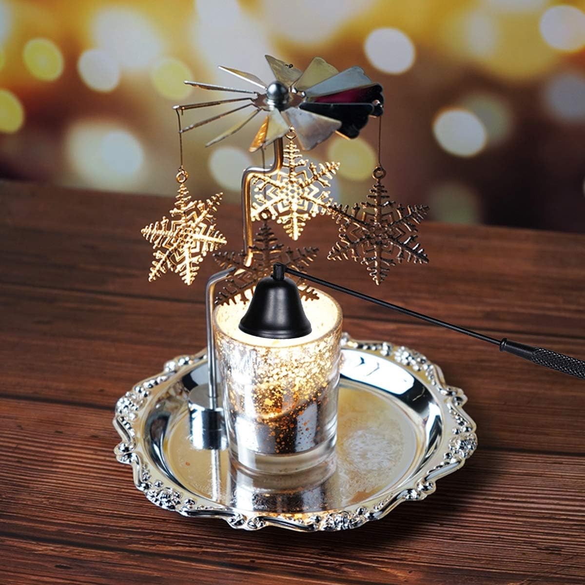 NEOYARDE Candle Snuffer Gold Stainless Steel