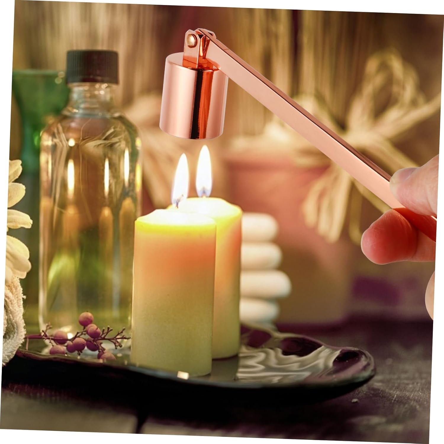 Stainless Steel Candle Snuffer with Ergonomic Handle