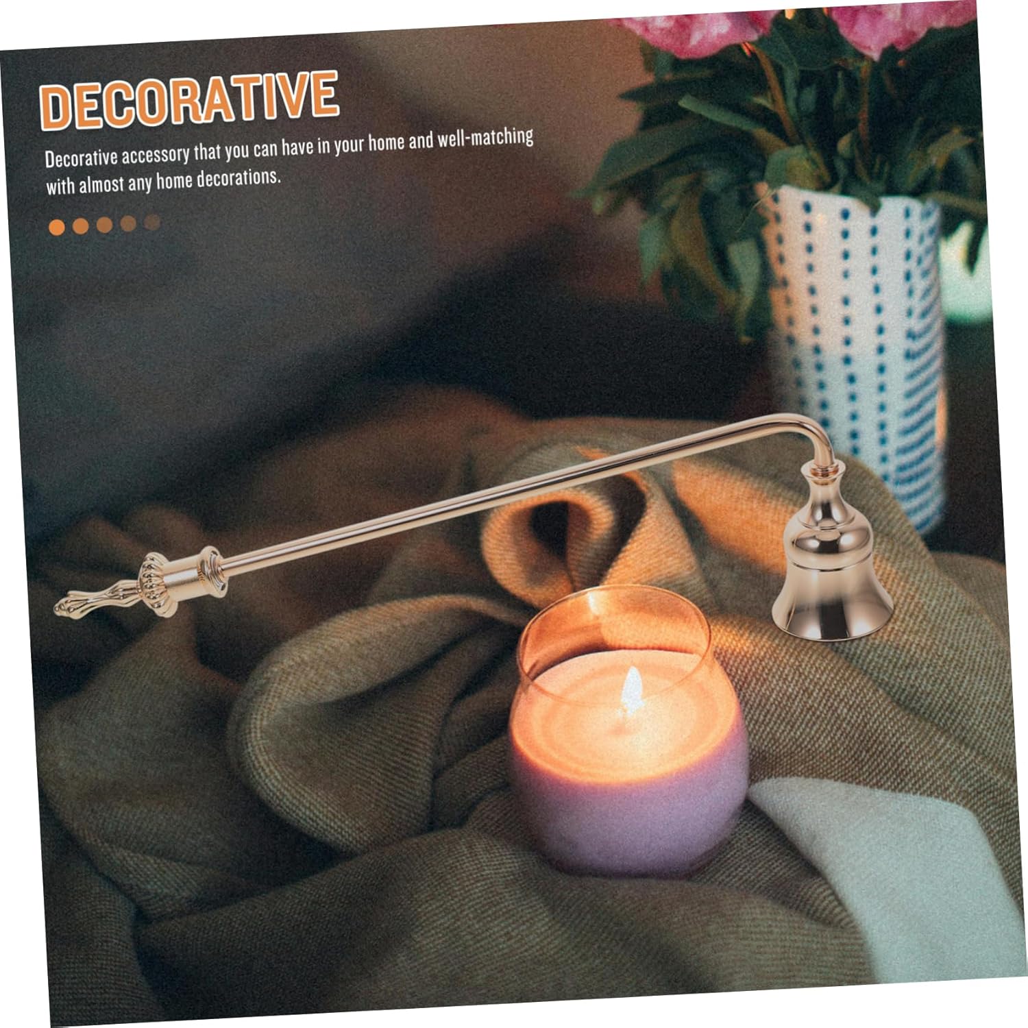 Candle Extinguisher Flame Snuffer with Wide Head