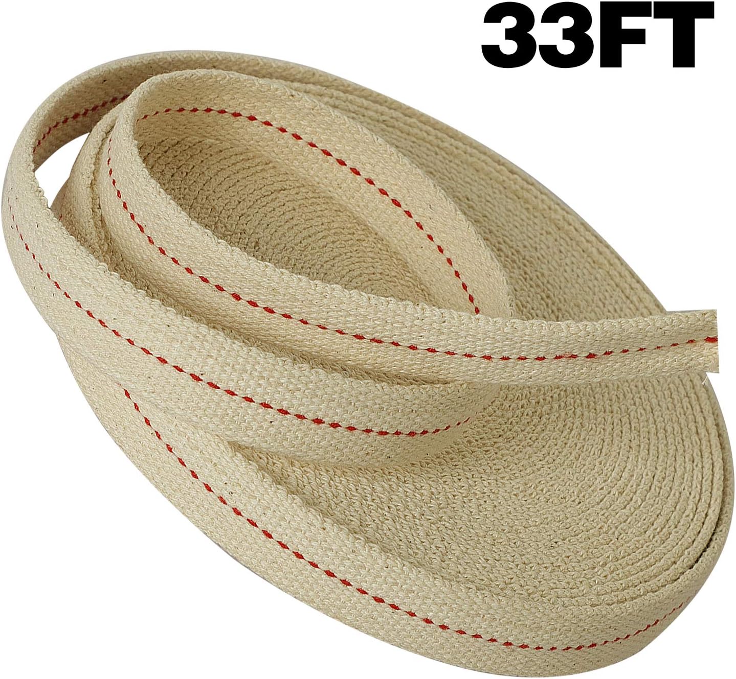 ZOENHOU 1 Inch 33 Feet Cotton Oil Wicks Roll