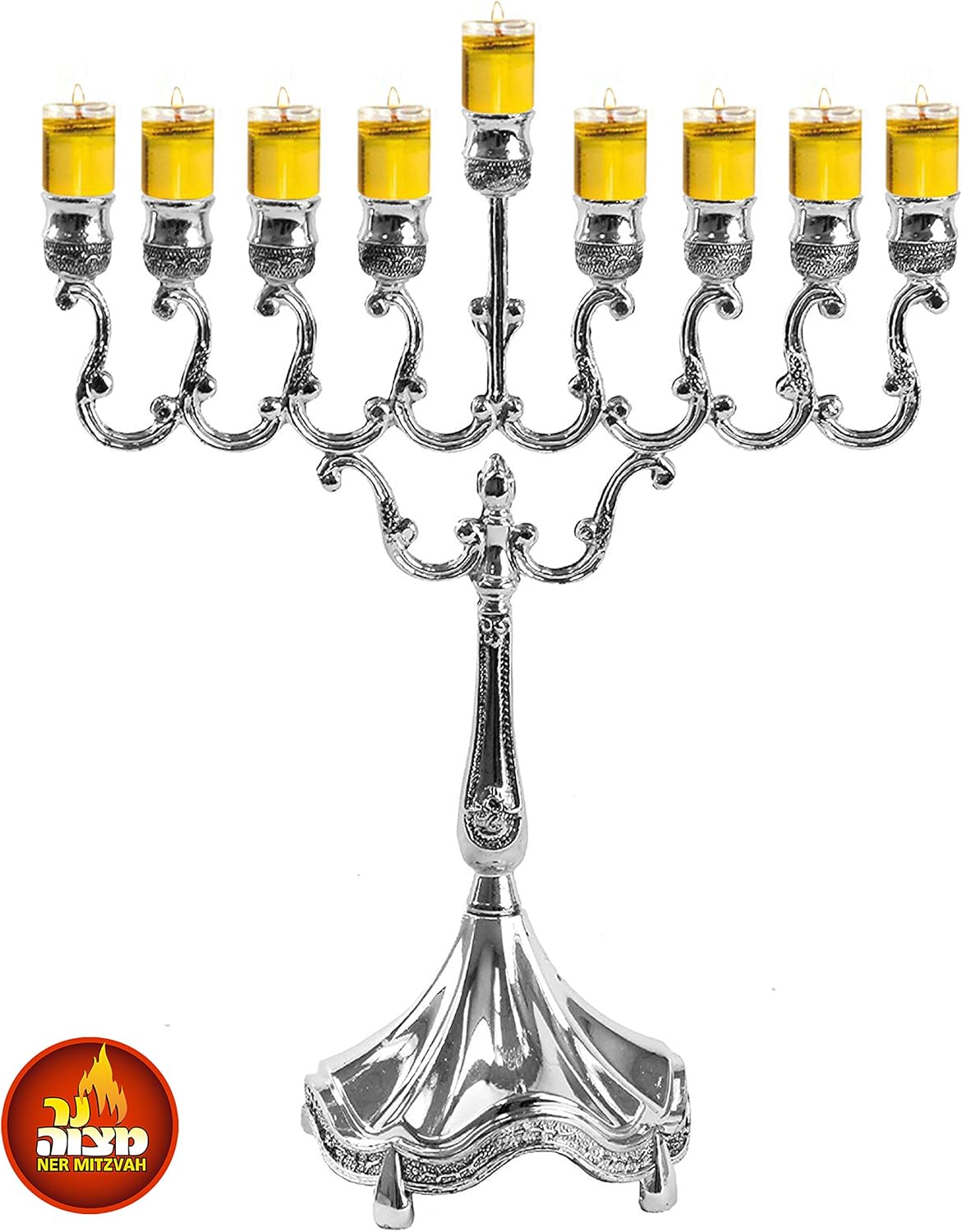 Ner Mitzvah Round Floating Wicks 100 Count
