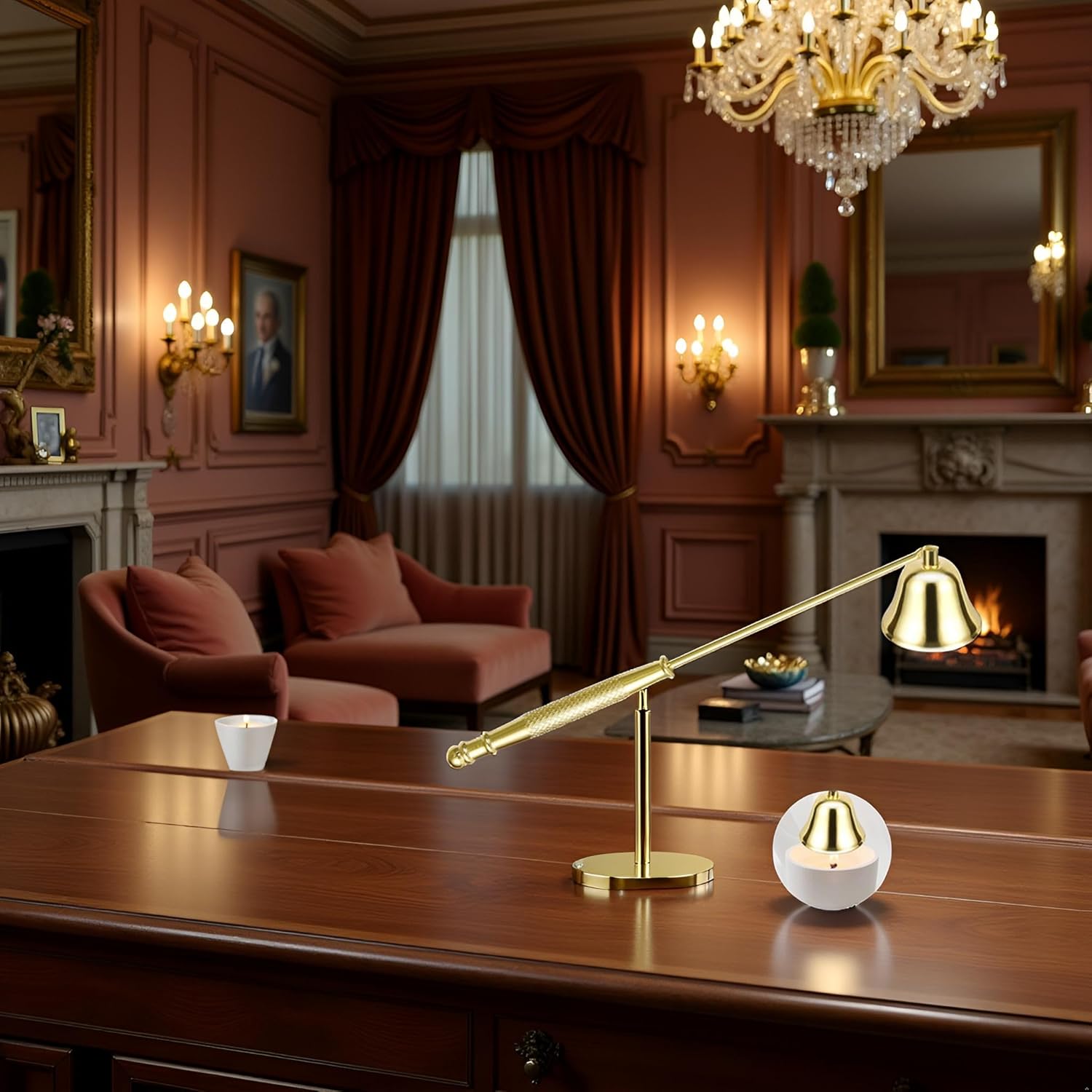 Jowxsx Golden Candle Trimmer with Long Handle