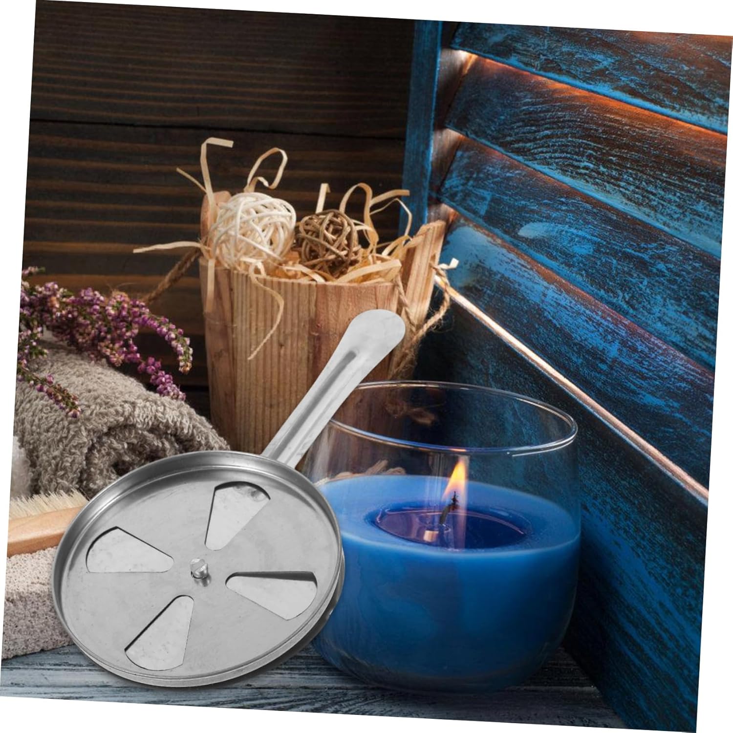 Silver Candle Snuffer Tool for Aromatherapy Candles